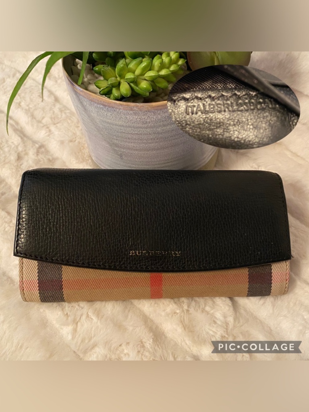 GUC Burberry Wallet